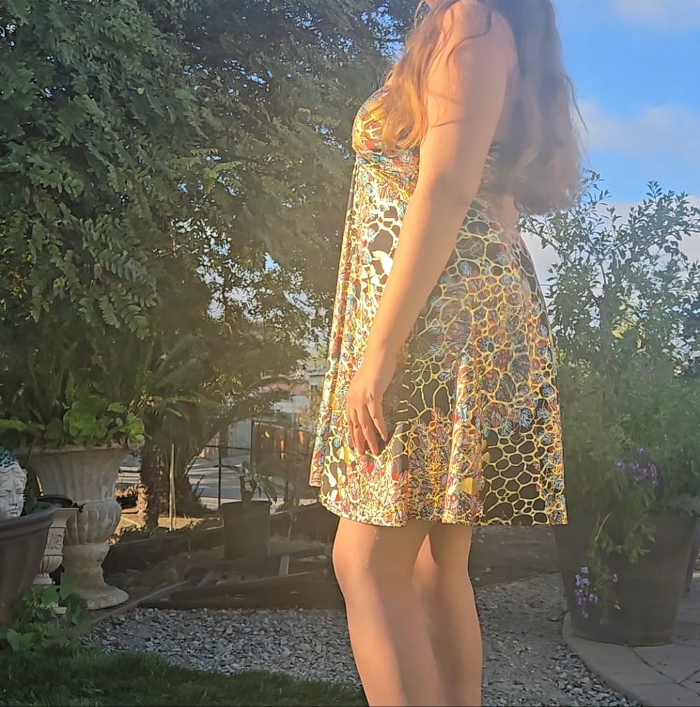 Colorful Patterned Dress - Picture 10 of 11